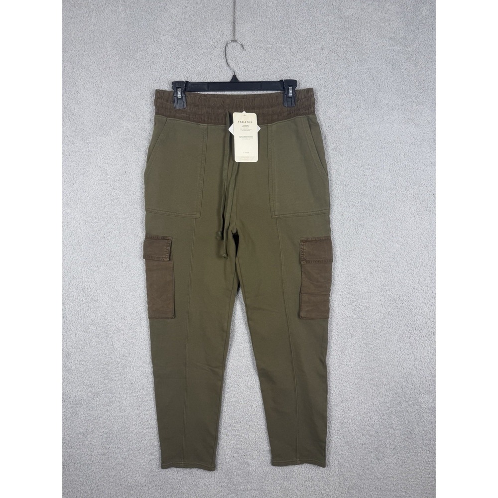 Fabletics Pants Women's Size M NWT Zuri Joggers Terry Fleece Stretch Cargo